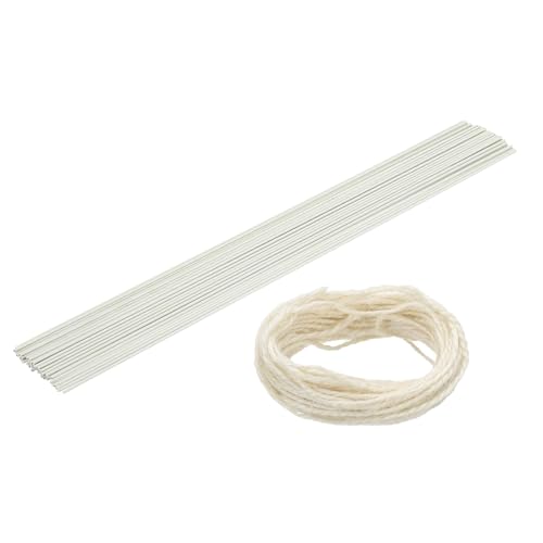 50Pcs 2 Gauge Floral Wire (50 Count)