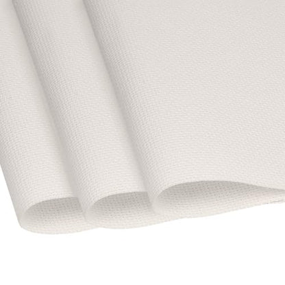 Cross Stitch Fabric 14 Count Aida Cloth 28 x 19 Inch Large Size Classic Reserve Cross Stitch Supplies Embroidery Fabric for Home DIY Craft Decoration Handmade
