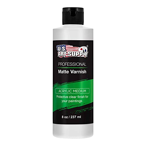 8 oz Matte Acrylic Varnish for Acrylic Painting
