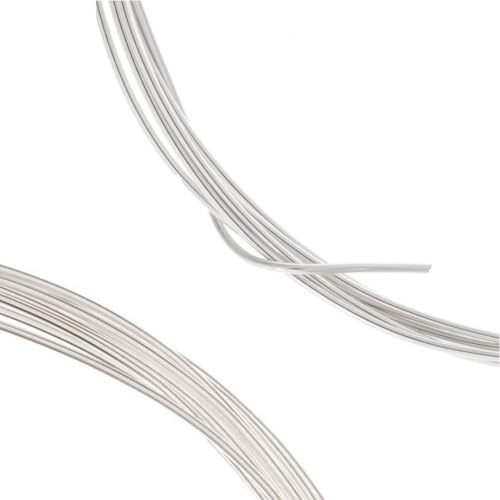 20 Feet Real 925 Sterling Silver Half Hard Jewelry Wire (20 Foot)