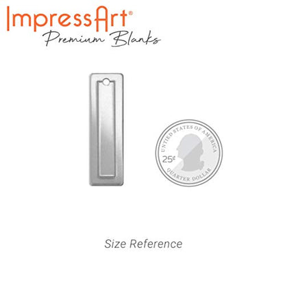 Premium Metal Stamping Rectangle Blanks for Metal Stamping and Jewelry Making (24 Count)