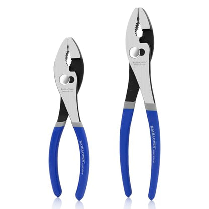 Slip Joint Pliers 8"& 10" Set of 2 (2 Count)