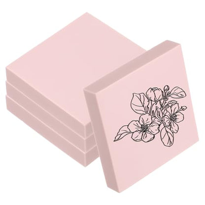 4Pcs 2X2" Rubber Carving Blocks (4 Count)