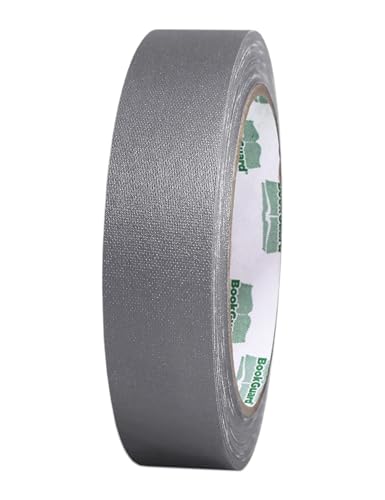 1 Inch Gray Book Repair Cloth Tape 15 Yard Roll