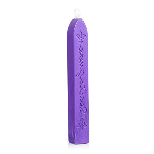 Sealing Wax Stick with Wick Flower De Luce of France Retro 10 Pieces Pack (10 Count)