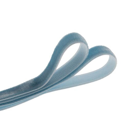Vintage Dusty Blue Velvet Ribbon Christmas Ribbon for Gift Wrapping Crafts Christmas Tree Ornaments Garland Decorations