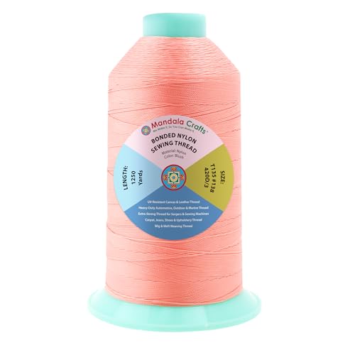 Size 138 420D T135 Blush Bonded Nylon Thread