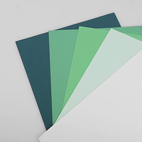 Green Colored Cardstock Thick Paper 50 Sheets