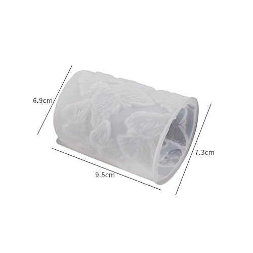 Cylinder Molds Silicone Wave Spiral Candle Mold