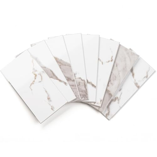 100 Pieces Peel and Stick Backsplash for Kitchen (12.5 Sq Ft)