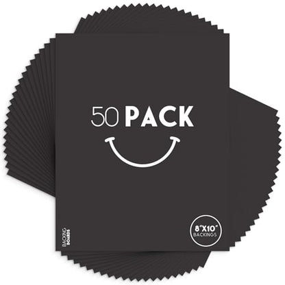 50 Pack 8x10 Uncut Photo Mat Matboards
