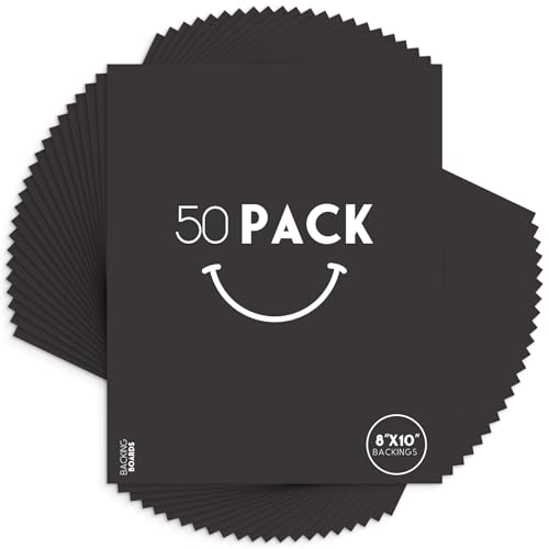 50 Pack 8x10 Uncut Photo Mat Matboards