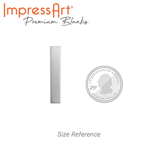 Premium Metal Stamping Rectangle Blanks for Metal Stamping and Jewelry Making (24 Count)