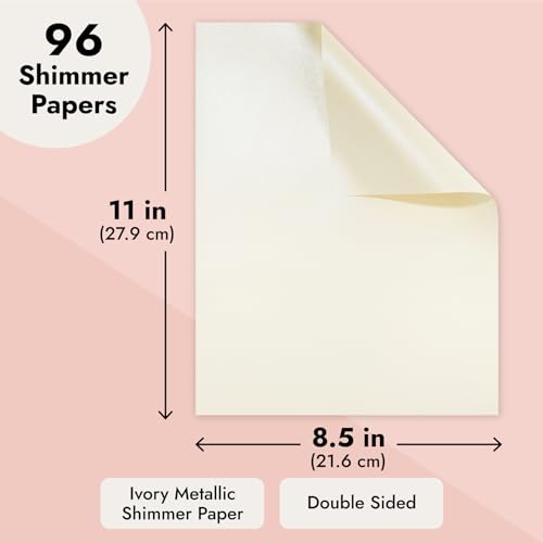 Champagne Pearl Cardstock (96 Count)