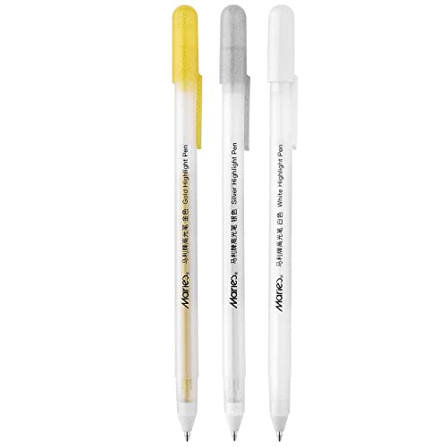 3 Colors Gel Pen Set (3 Count)
