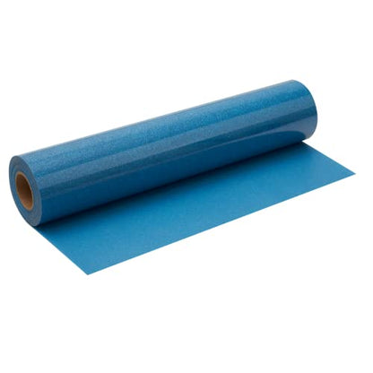Blue Glitter HTV Roll