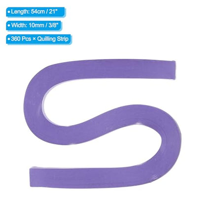 360pcs Quilling Paper Strips Paper Flowers Quilling Kits 3