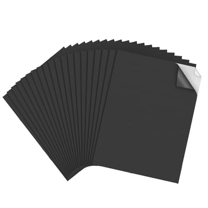 Self Adhesive Foam Sheets Black (20 .)