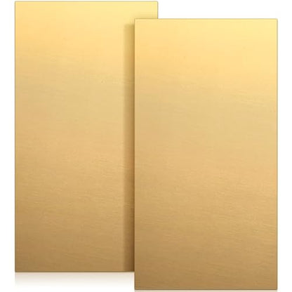 2 Pcs Brass Sheet 12" x 6"