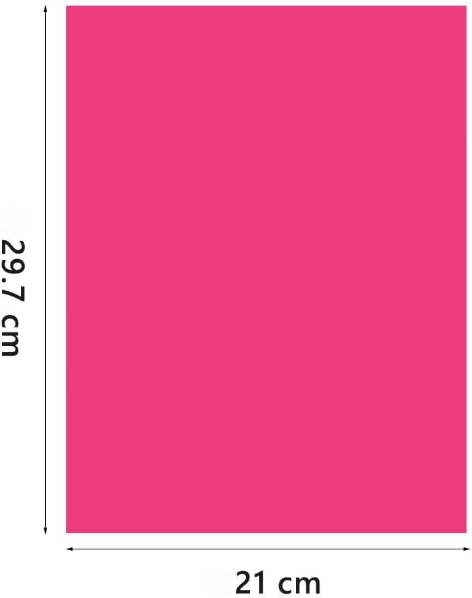 A4 Origami Paper Magenta 100 Sheets, 8.27×11.7 inch Double Sided Color Easy Fold Big Origami Paper A4 Colored Copy Papers Thin 70gsm for Beginners, DIY handwork Art Craft Projects (210 x 297 mm) - Crafty Corner