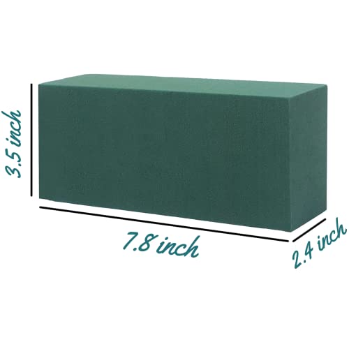 Pack of 8 Dry and Wet Floral Foam Blocks for Fresh and Artificial Flowers (8 Count)
