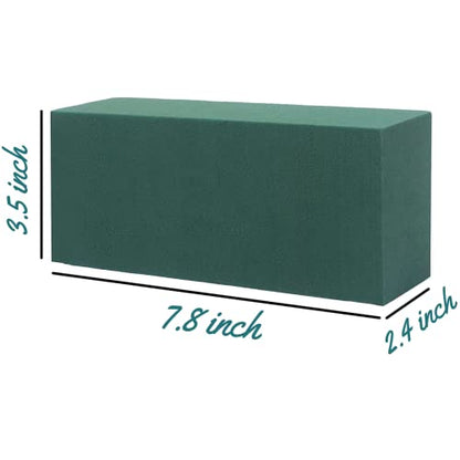 Pack of 8 Dry and Wet Floral Foam Blocks for Fresh and Artificial Flowers (8 Count)