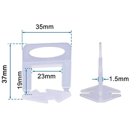 Tile Leveling System Clips 1 (500 Count)