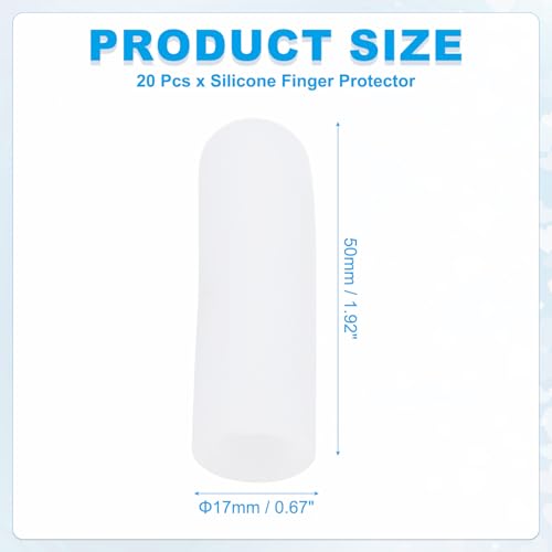 Gel Finger Cots 2"x0.67" (20 Count)