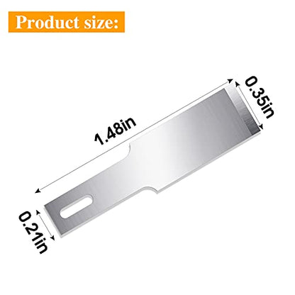 100 Pack Exacto Blades Refills #17 Craft Hobby Knife Blades for Art (100 Count)