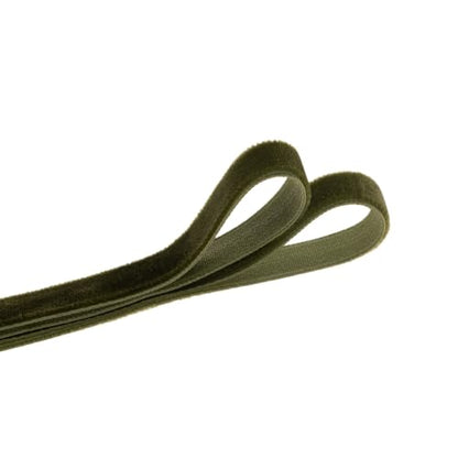 Vintage Moss Green Velvet Ribbon Christmas Ribbon for Gift Wrapping Crafts Christmas Tree Ornaments Garland Decorations