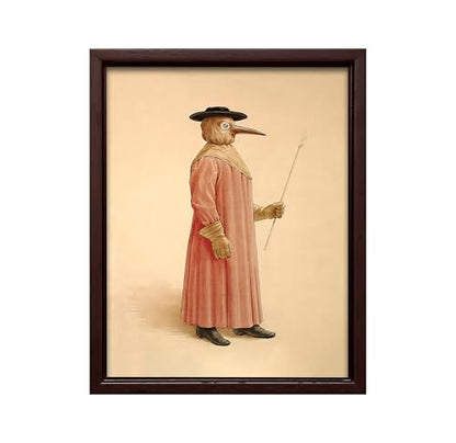 Vintage Plague Doctor Canvas