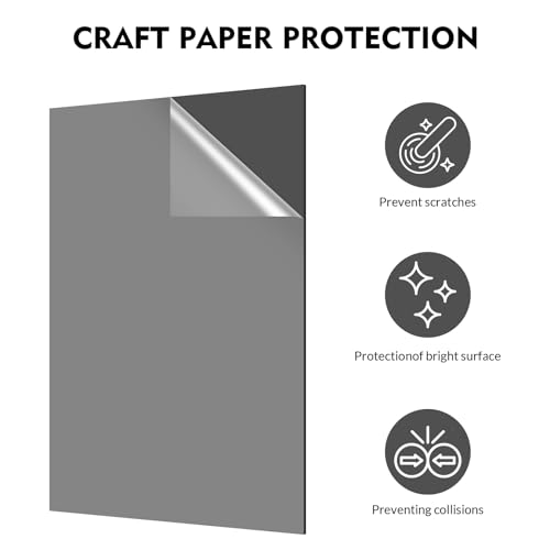 Laser Engraving Blank Gray ABS Double Color Plastic Sheet