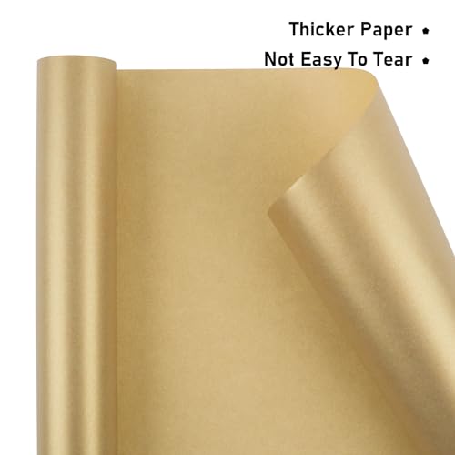 Gold Matte Wrapping Paper (46.58 Sq Ft)