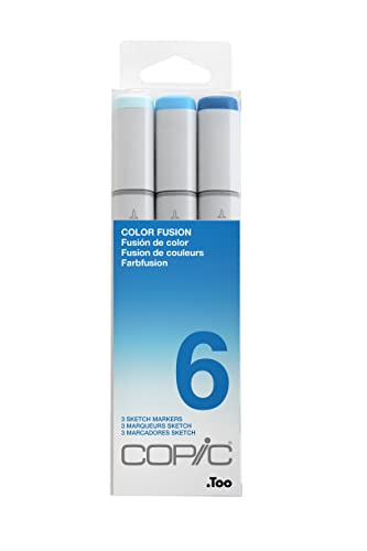 Sketch Fusion #6 Blue 3 (3 Count)