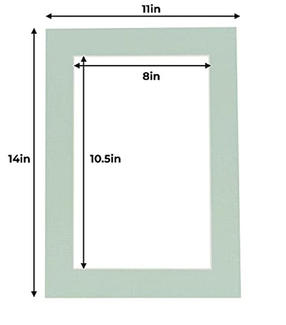 11x14 Mat for 8.5x11 Photo (10 Count)