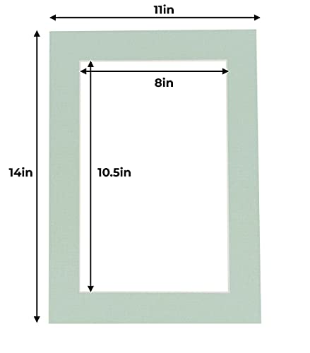 11x14 Mat for 8.5x11 Photo (25 Count)