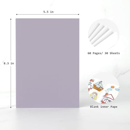 32 Pack Blank Notebook Journals Bulk
