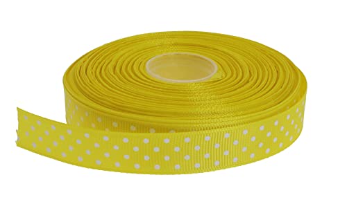 Polka Dot Grosgrain Ribbon 25 Yard Each Roll 100% Polyester