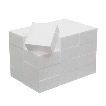 4x4x2in Craft Foam Blocks 24 Pack for Arts & Crafts School Projects