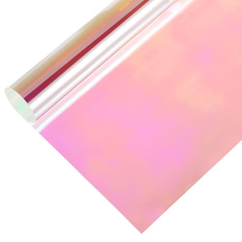 Iridescent Window Film 12"x39" Iridescent Holographic Fabric