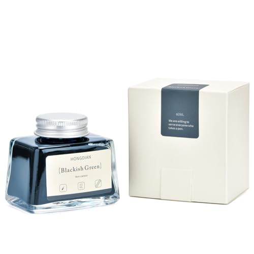 Hongdian Fountain Pen Bottled Ink Blackish Green
