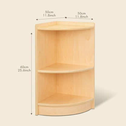 Wood Corner Cabinet (2 Count)