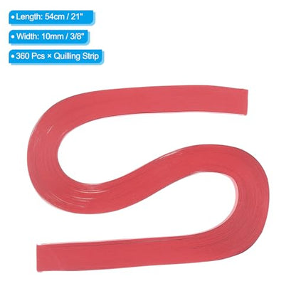 360pcs Quilling Paper Strips Paper Flowers Quilling Kits 3