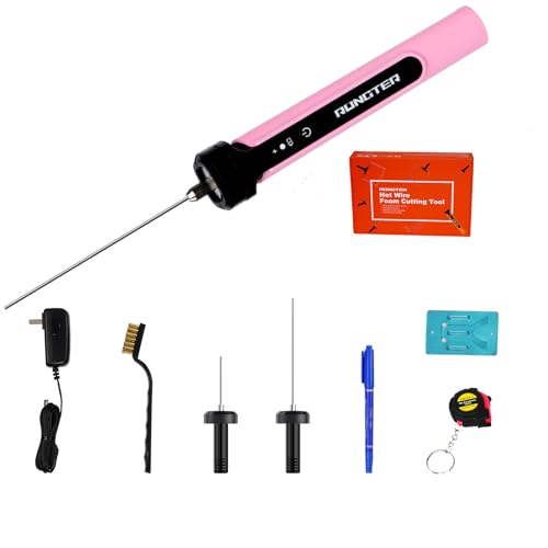 3-in-1 Hot Wire Foam Cutter, 662°F Styrofoam Cutter Kit, Pink