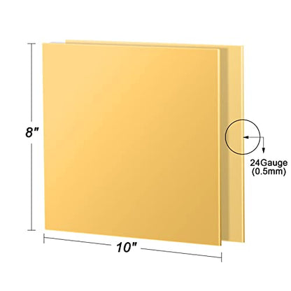 2 Pcs Brass Sheet (17 Sq Ft)