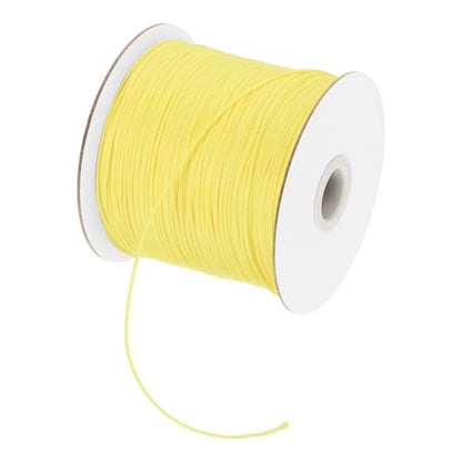 Waxed Cord 0.5mm Waxed Polyester Cord 175 Yard Wax String for Bracelet Making