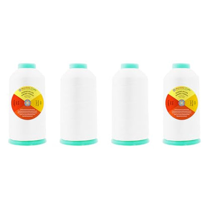Size 46 210D T45 White Combo Bonded Nylon Thread