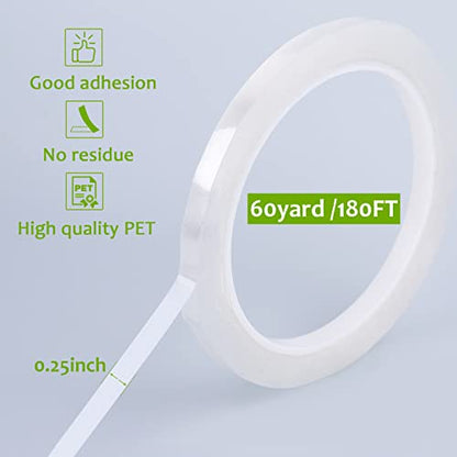 2 Rolls 1 4" 60Yd Floral Tapes (360 Foot)