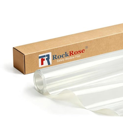 Clear Safety Security Window Film 4 Mil Shatterproof Glass Protection for Home and Office Break