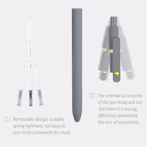 Gel Pens 6 Pcs 0.5mm Fine Point Smooth Writing Pens Cute Pens